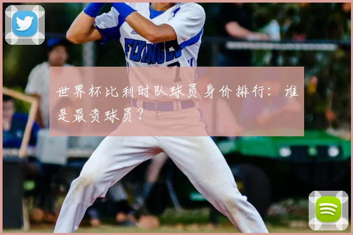 世界杯比利时队球员身价排行：谁是最贵球员？