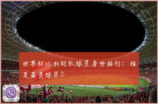 世界杯比利时队球员身价排行:谁是最贵球员?